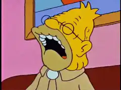 Mr. Burns screaming