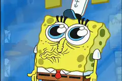 SpongeBob sad face
