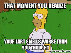 Homer Simpson buries himself in grass