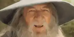 Gandalf laughing