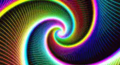 Rainbow Spiral Animation