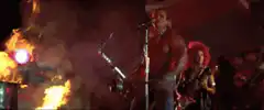 Mad Max Fury Road saxophone fire