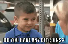 Kid says yes he has bitcoin then facepalms