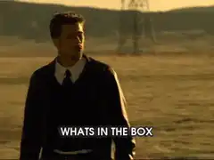 Brad Pitt Whats In The Box