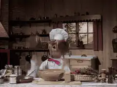 Chef Swedish Chef mixing ingredients