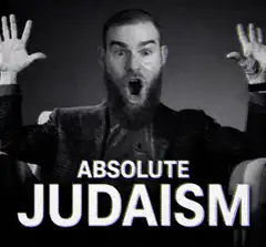 Man screaming Absolute Judaism