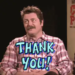 Ron Swanson Thank You
