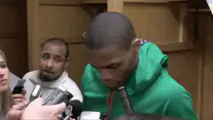Russell Westbrook locker room interview