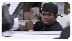 50 Cent and Michael Jackson in a car