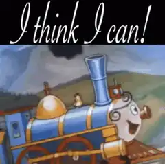 I think I can! cartoon train