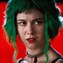 Mary Jane green hair side eye