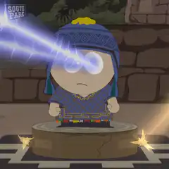 South Park character laser eyes