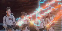 Ghostbusters firing proton packs