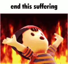 Shin-chan screaming in hell