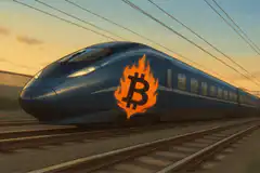 Bitcoin train on fire