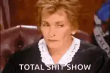 Judge Judy facepalm total shit show