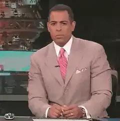 George Stephanopoulos shocked face reaction