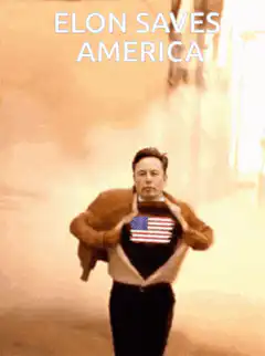 Elon Musk reveals American flag