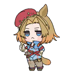 chibi horse girl giving thumbs up