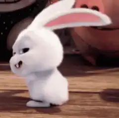 Snowball the rabbit from The Secret Life of Pets
