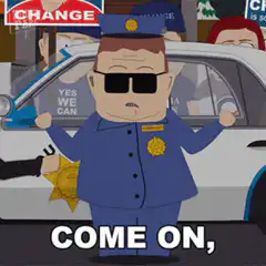 Officer Barbrady Time To Go Home