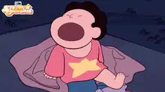 Steven Universe crying in bed