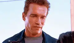 Arnold Schwarzenegger Smirk to Smile