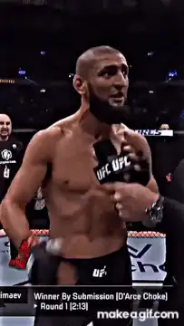 Khabib Nurmagomedov post-fight interview