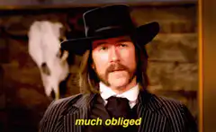 man in top hat tips hat much obliged