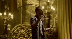 Justin Timberlake singing on stage