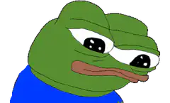Sad Pepe the Frog