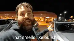 Man says that smells like bullshit