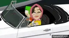 South Park car runs over man