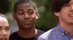 Man makes skeptical face
