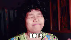 Woman excitedly says bots everywhere