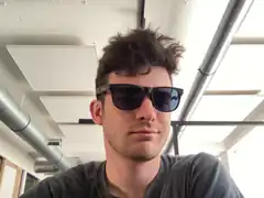 man in sunglasses looking cool