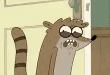 Rocket Racoon disgusted face