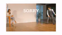 Man breakdancing to apologize