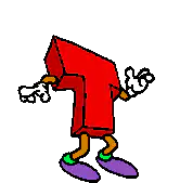 T character shrugging