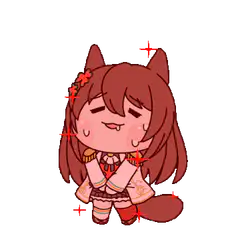 chibi fox girl color cycle
