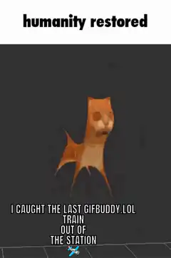 3d cat model transforms into grumpy cat