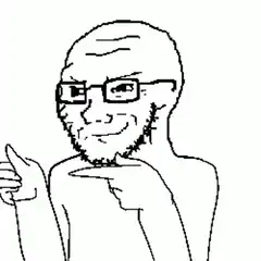 Doomer guy pointing at himself