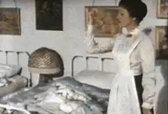 Mary Poppins opens drawer, kids shocked