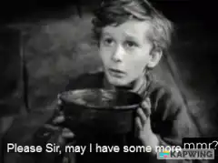 Oliver Twist asks for more