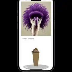 Nostr is awesome bird and coffee