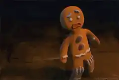 Scared Gingerbread Man