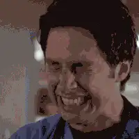 Man laughing then head explodes