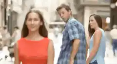 Two women fight over a man