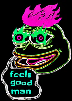 neon feels good man