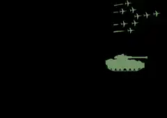 money to military equipment